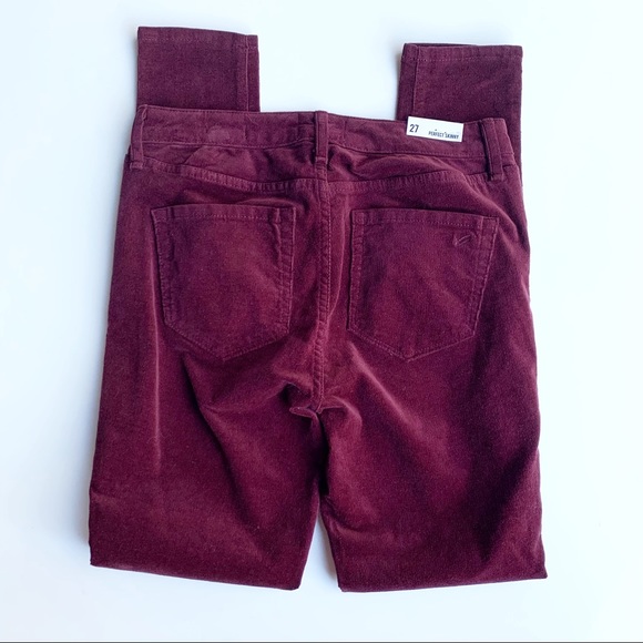 William Rast Maroon Perfect Skinny Corduroy 27 - Picture 6 of 8